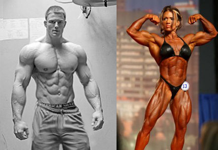 Mauvais exemple de bodybuilders