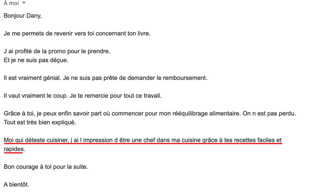 « Je ne suis pas prête de demander le remboursement. Il vaut vraiment le coup »