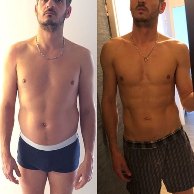 Transformation Jeff : perte de graisse du ventre et abdosAbdos