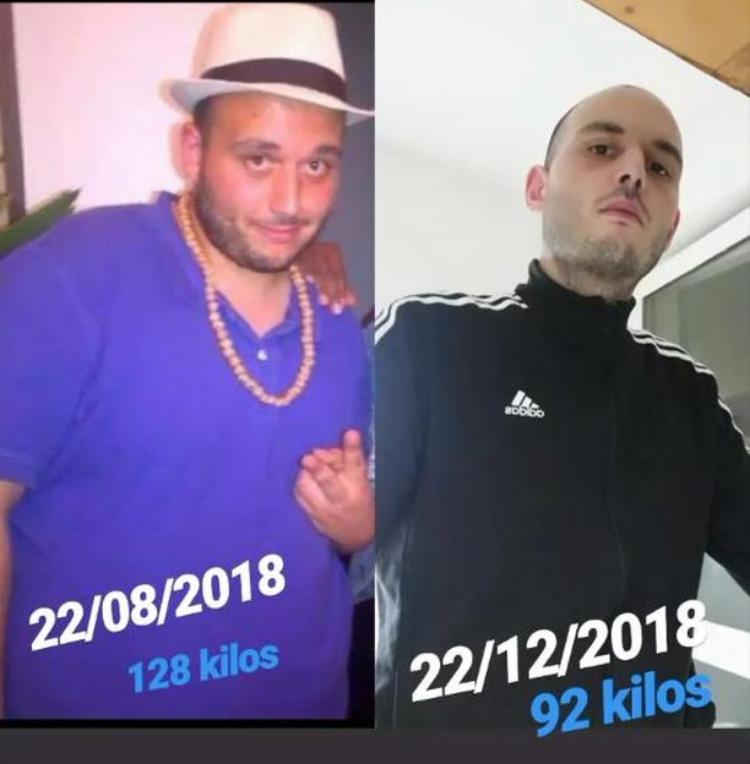 transformation lewis : perte de poids 36kg